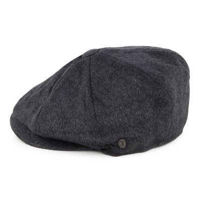 Kaszkiet - Jaxon Pure Wool Harlem Newsboy Cap (ciemno szary)