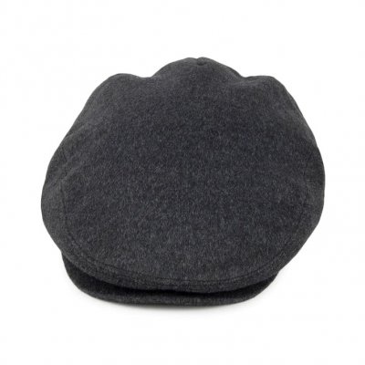 Kaszkiet - Jaxon Pure Wool Harlem Flat Cap (szary)