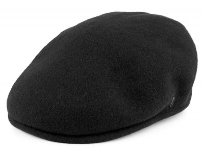 Gubbkeps / Flat cap - Jaxon Hats Wool Flat Cap (czarny)
