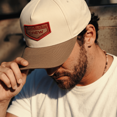 Czapka z daszkiem - Black River Crew Cotton Snapback (białawy/khaki)