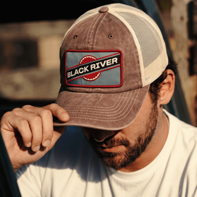Czapka z daszkiem - Black River Dayton Washed Trucker (brązowy)