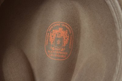 Kapelusze - Gårda Montefalco Fedora Wool Hat (beige)