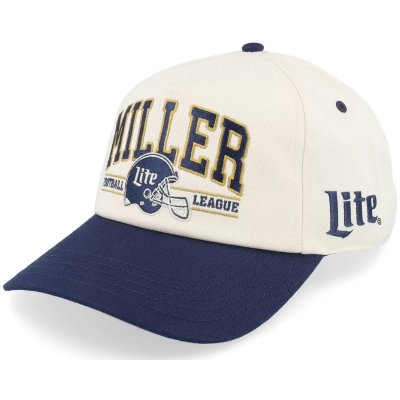 Czapka z daszkiem - American Needle Miller Lite Roscoe Football Cap (ecru/niebieski)