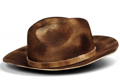 Kapelusze - Gårda Distressed Fedora (light)