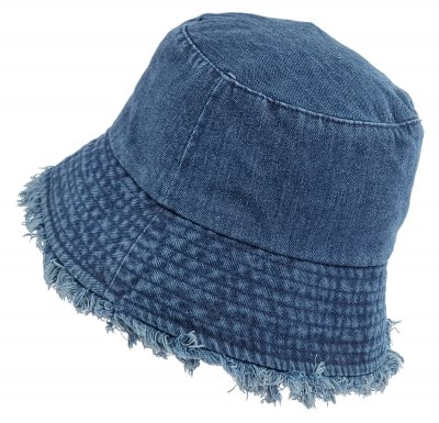 Kapelusze - Gårda Brooke Denim Bucket Hat (ciemny niebieski)