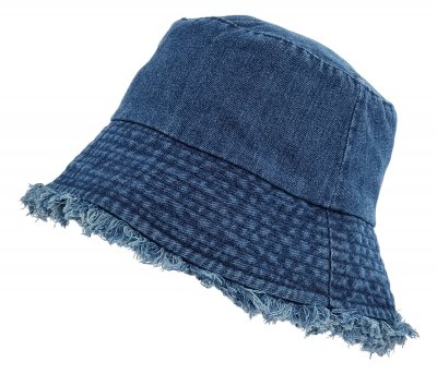 Kapelusze - Gårda Brooke Denim Bucket Hat (ciemny niebieski)