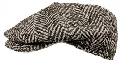 Kaszkiet - Gårda Venice Wool Newsboy Cap (brązowy/beżowy)