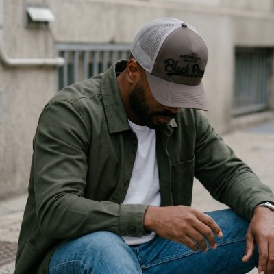 Czapka z daszkiem - Black River Classic Trucker (szary)