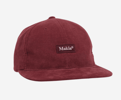 Caps - Makia Corduroy Cap (czerwony)