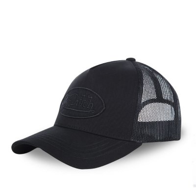 Czapka z daszkiem - Von Dutch Oval Patch Trucker (czarny)