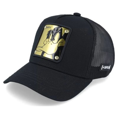 Czapka z daszkiem - Capslab Looney Tunes Daffy Duck DAF7 Trucker (czarny)