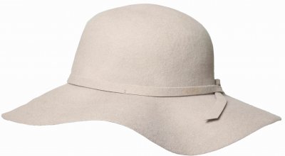 Kapelusze - Gårda Lessola Floppy Wool Hat (jasnoszary)