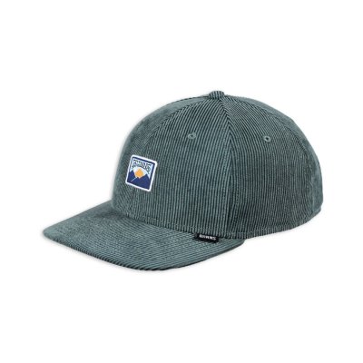 Czapka z daszkiem - Djinns Cord Mountains 6 Panel TrueFit Cap (zielony)