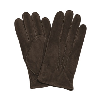 Rękawice - Amanda Christensen Suede Gloves (Brązowy)