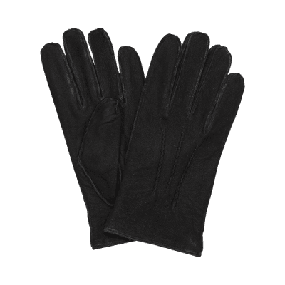 Rękawice - Amanda Christensen Suede Gloves (Czarny)