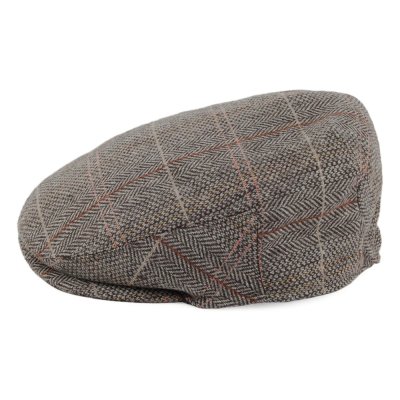 Kaszkiet - Jaxon Kids Tweed Flat Cap (brązowy/szary)