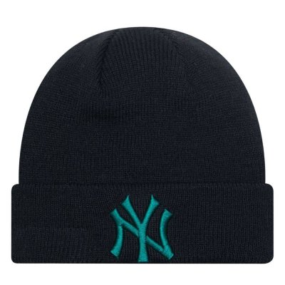 czapki dla dzieci - New Era New York Yankees Cuff Beanie (czarny)