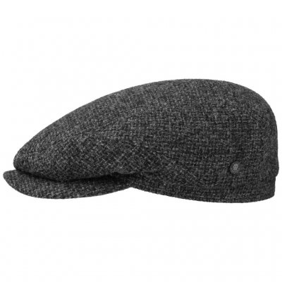 Kaszkiet - Stetson Belfast Wool Rough Flat cap (szary)