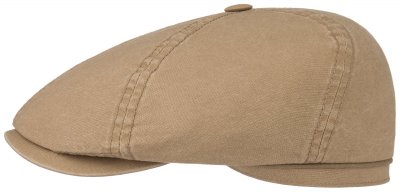 Kaszkiet - Stetson Cortland flat cap (naturalny)