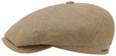 Kaszkiet - Stetson Driver Cap Linen/cotton (żółty)