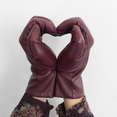 Rękawice - HK Women's Hairsheep Leather Glove with Wool Lining (Czerwony)