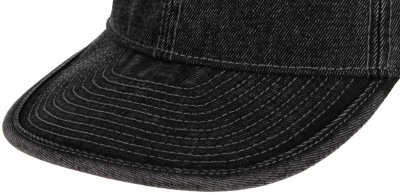 Caps - Stetson Engineer Cap Denim Garage Theme (czarny)