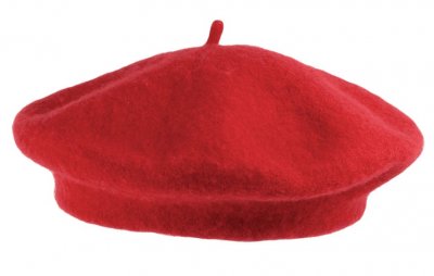 Berety - Wool Fashion Beret (czerwony)