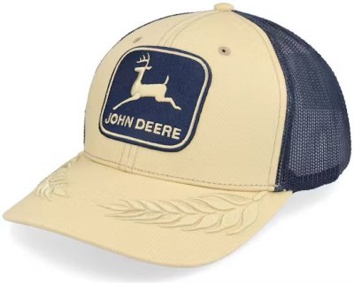 Czapka - John Deere Mesh Back Trucker (navy/beige)