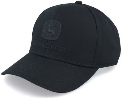 Czapka - John Deere Blackout Full Twill Cap (czarny)