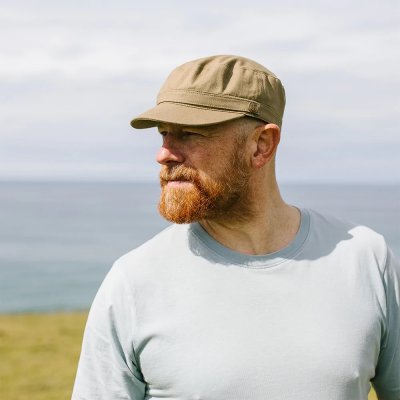 Kaszkiet - Jaxon Hats Herringbone Army Cap (oliwa)