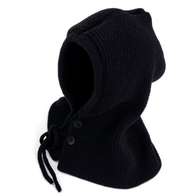 Kominiarka - Gårda Ranua Knitted Balaclava (czarny)