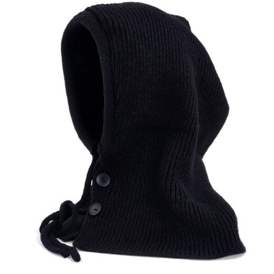 Kominiarka - Gårda Ranua Knitted Balaclava (czarny)