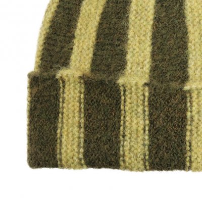 czapki dla dzieci - Gårda Bodafors Beanie (zielony/żółty)