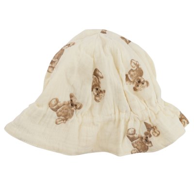 Kapelusze Dziecko - Gårda Plush Bear Bucket Hat (białawy)