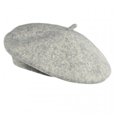 Berety - Gårda Annecy Wool Beret (jasnoszary)