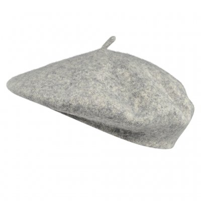 Berety - Gårda Annecy Wool Beret (jasnoszary)