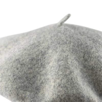 Berety - Gårda Annecy Wool Beret (jasnoszary)
