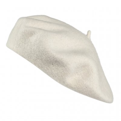 Berety - Gårda Annecy Wool Beret (białawy)
