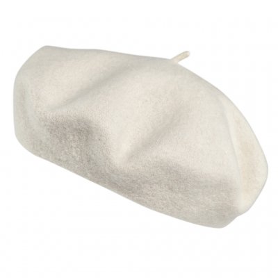 Berety - Gårda Annecy Wool Beret (białawy)