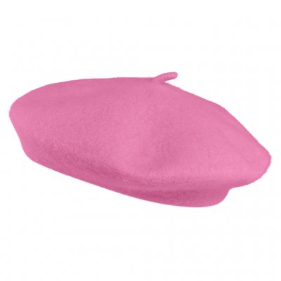 Berety - Gårda Annecy Wool Beret (różowy)