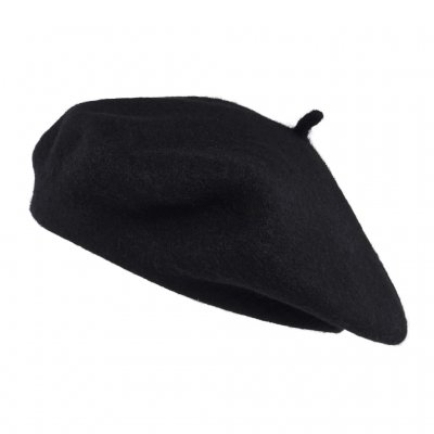 Berety - Gårda Annecy Wool Beret (czarny)