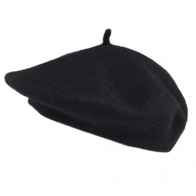 Berety - Gårda Annecy Wool Beret (czarny)
