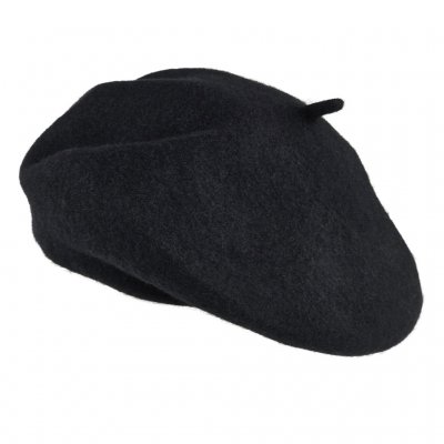 Berety - Gårda Annecy Wool Beret (czarny)