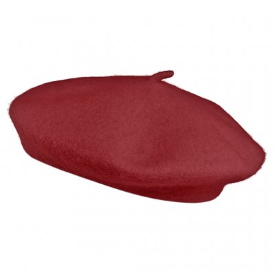 Berety - Gårda Annecy Wool Beret (burgundia)