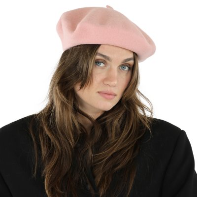 Berety - Gårda Annecy Wool Beret (blady róż)
