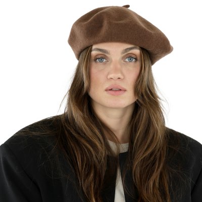 Berety - Gårda Annecy Wool Beret (brązowy)