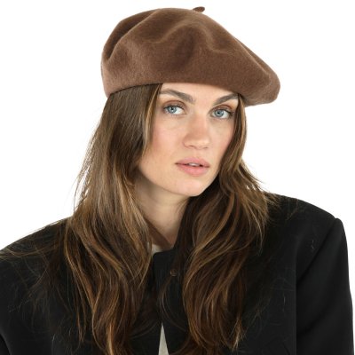 Berety - Gårda Annecy Wool Beret (brązowy)
