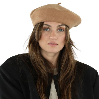Berety - Gårda Annecy Wool Beret (wielbłąd)