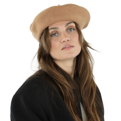 Berety - Gårda Annecy Wool Beret (wielbłąd)