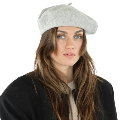 Berety - Gårda Annecy Wool Beret (jasnoszary)